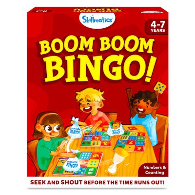 Skillmatics Bingo Preschool Board Game - Numbers & Counting, Fun & Fast Matching Bingo Game, Gifts for Boys & Girls Ages 4 to 7