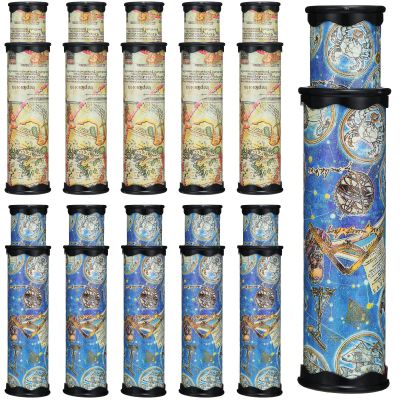 Yunsailing 12 Pack Magic Kaleidoscope Classic Retro Toys - Stretchable Long Kaleidoscope Bulk Party Favors - Educational Science Developmental Toy for Boy, Girl, Adults - Birthday
