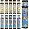 Yunsailing 12 Pack Magic Kaleidoscope Classic Retro Toys - Stretchable Long Kaleidoscope Bulk Party Favors - Educational Science Developmental Toy for Boy, Girl, Adults - Birthday view 1