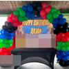 100PCS Blue Red Green Balloon Garland Arch Kit for Super Boy Theme Hero Party Birthday Party Baby Shower Decorations view 3