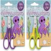 Ashton and Wright - Children's - Kids Scissors Soft Grip - 5"/12cm (Pack of 2, Purple, Yellow, Green) view 1