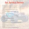 Alloy ARA340179 Steering Parts Set for Infraction Mega 570 Steering Saver Complete Vendetta Typhon Granite 3S BLX RC Upgrade Parts Servo Saver view 2
