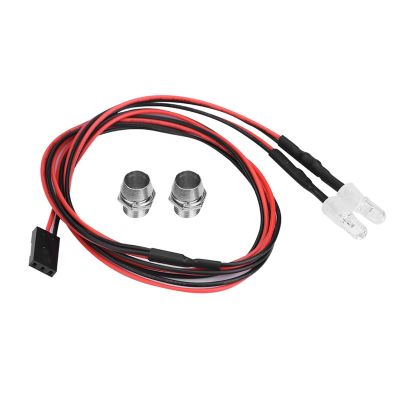 2PCS 5mm Headlights RC Accessory Led Light for Rc 1/10 Model Drift Car Trucks, Rc Truck Light Rc Car Headlights Taillight for Truck Rc Car Tank(White Light), Rc Lights Led Car Light Bar Drift Whe