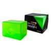BCW Spectrum Prism Deck Case - Lime Green - 1 Pack | Secure Snap Closure Card Deck Case | Fits 100 Double-Sleeved Cards | Trading Card Deck Storage Ideal for Magic the Gathering, Pokemon, and More view 1