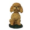 Animal Den Poodle Bobblehead Dog Figure Statue Gift for Car Dashboard Sport Cut Apricot view 1