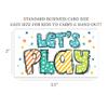 50 Play Date Cards for Kids - Let's Play Keep in Touch Contact Card for Boys and Girls (Business Card Size) view 3