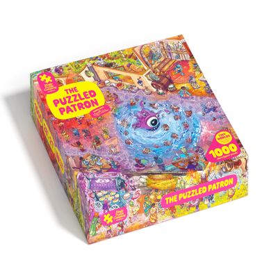 The Puzzled Patron 1000-Piece Jigsaw Puzzle from The Magic Puzzle Company Series Three