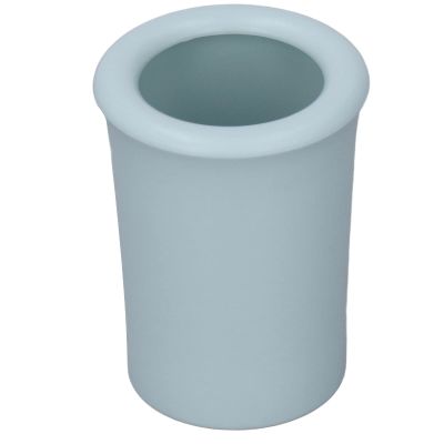 Dollhouse Trash Can, 1:6 Scale PVC Small Garbage Can Dollhouse Trash Can Model Miniature Simple Decorative(Blue Green)