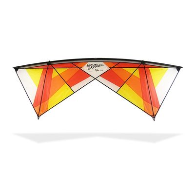 REVOLUTION Kites Reflex XX Kite (Handles/Line Set / 1 Spare Shaft / 1 Spare Reflex Ring) (Hot Yellow/Red/Orange)