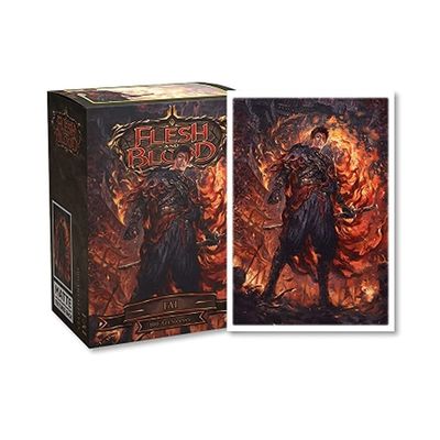 Arcane Tinmen Dragon Shield Sleeves  Flesh and Blood: FAI 100 CT - MTG Card Sleeves are Smooth & Tough - Compatible with Pokemon & Magic The Gathering Card Sleeves (AT-16051)
