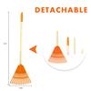POMIKU Kids Rakes, 4 Pieces 31" Heavy Duty Lawn Tool for Leaves, Child Size, Plastic Head & Wooden Handle, Gardening Tools for Boys Girls Gifts Age 3 Year Old and Up view 4