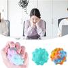 METREY 3D pop it Ball Pop It Fidget Toys,Push Pop Bubble Fidget Sensory Toy,Autism Special Needs Silicone Stress Relief Toy pop it Toy (Multicolor 1 Piece) view 4