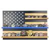 ASmileIndeep 3 Rows Challenge Coin Display Holder & Thin Blue Line American Flag Challenge Coin Display view 3