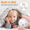 Rattle Ball Inserts, 50PCS 24mm (0.94in) Whilt Rattle Inserts for Crochet Baby Toys Bulk Doll Squeaker Replacement, Dog Plaything Repair Parts, Craft Noise Maker Refills for Plush Toys (Lead Free) view 3