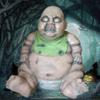 Halloween Ghost Doll Props Scary Haunted House Adornment,Realistically Latex Mummified Ghost Baby Decoration,Creepy Zombie Babies Ugly Devil Statue Tricky Prank Venue Layout Ornament (B4) view 1