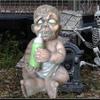Halloween Ghost Doll Props Scary Haunted House Adornment,Realistically Latex Mummified Ghost Baby Decoration,Creepy Zombie Babies Ugly Devil Statue Tricky Prank Venue Layout Ornament (B3) view 4
