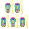 NUOBESTY Shoelace Threading Toys 5 Sets Educational Lacing Toys for Kids Learn to Tie Shoes Early Development Practice Kit view 1