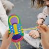 NUOBESTY Shoelace Threading Toys 5 Sets Educational Lacing Toys for Kids Learn to Tie Shoes Early Development Practice Kit view 4