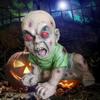 Halloween Ghost Doll Props Scary Haunted House Adornment,Realistically Latex Mummified Ghost Baby Decoration,Creepy Zombie Babies Ugly Devil Statue Tricky Prank Venue Layout Ornament (B5) view 4