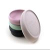 NAOMI Silicone Blows for Toddlers and Silicone Plates for Toddlers | Perfect Baby Silicone Bowls for Baby Led Weaning - Pink and Grey - Set of 2 view 2