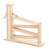 AmishToyBox.com Marble Pump Wooden Toy - CPSIA-Approved Child-Safe Natural Finish - Pack of Marbles Included view 1