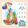 PHMOJEN Beach Baby Monthly Milestone Blanket, Summer Watermelon Soft Polyester Newborn Photography Props Blanket, Customized Personalized Growth Chart Large Blanket, Includes Markers 48"x40" view 2