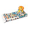 SONA G DESIGNS Personalized Baby Security Blanket Lovey and Swaddle Blanket Set for Babies Boy and Girl (Yellow Lion) view 1