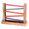 AmishToyBox.com Heirloom Marble Roller Wooden Toy - CPSIA-Approved Child-Safe Finish - Circus Splash Stained Finish view 1
