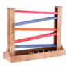 AmishToyBox.com Heirloom Marble Roller Wooden Toy - CPSIA-Approved Child-Safe Finish - Circus Splash Stained Finish view 2