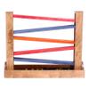 AmishToyBox.com Heirloom Marble Roller Wooden Toy - CPSIA-Approved Child-Safe Finish - Circus Splash Stained Finish view 3