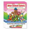 ZOCO  After School Safety  Custom Promotional Coloring & Activity Books (250 Bulk Pack, With Crayons)  Police Handout for Kids view 1