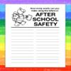 ZOCO  After School Safety  Custom Promotional Coloring & Activity Books (250 Bulk Pack, With Crayons)  Police Handout for Kids view 3