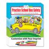 ZOCO  School Bus Safety & Rules  Custom Coloring & Activity Books (250 Bulk Pack, with Crayons)  Bus Driver Gift & Handout for Kids  Your Imprint on Front Cover view 1