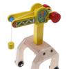 Esquirla Wooden Train Set Mobile Crane + Freight Wagon Train Rails Construction Set view 2