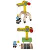 Esquirla Wooden Train Set Mobile Crane + Freight Wagon Train Rails Construction Set view 3