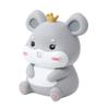Coin Bank Toy Crown Mouse Piggy Bank Can Be Washed and Fall-Proof Home Can Save and Take Out Change Piggy Bank Money Box Saving Jar (Color : Grey, Size : Large) view 1