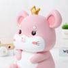 Coin Bank Toy Crown Mouse Piggy Bank Can Be Washed and Fall-Proof Home Can Save and Take Out Change Piggy Bank Money Box Saving Jar (Color : Grey, Size : Large) view 3