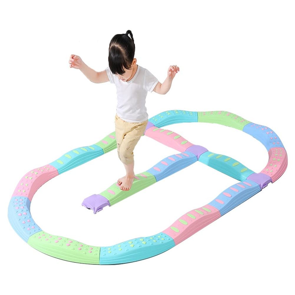 20 PCS Kids Balance Stepping Stone, Children's Sensory Integration Game Physical Training Obstacle Course Game, Perfect Birthday Present