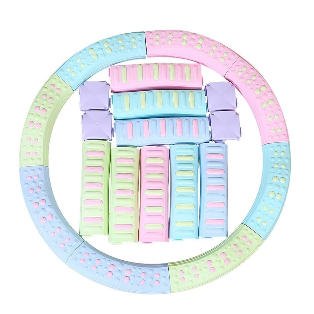 20 PCS Kids Balance Stepping Stone Playset, Children's Sensory Integration Game Physical Training Obstacle Course Game