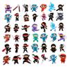 100 Pack Ninja Stickers for Kids,Ninja Party Favors, Vinyl Waterproof Stickers for Water Bottle Laptop Computer Phone view 2