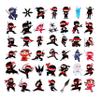 100 Pack Ninja Stickers for Kids,Ninja Party Favors, Vinyl Waterproof Stickers for Water Bottle Laptop Computer Phone view 3