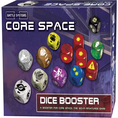 Battle Systems Core Space Dice Booster Cooperative/Solo SciFi Dungeon Crawler Board Game