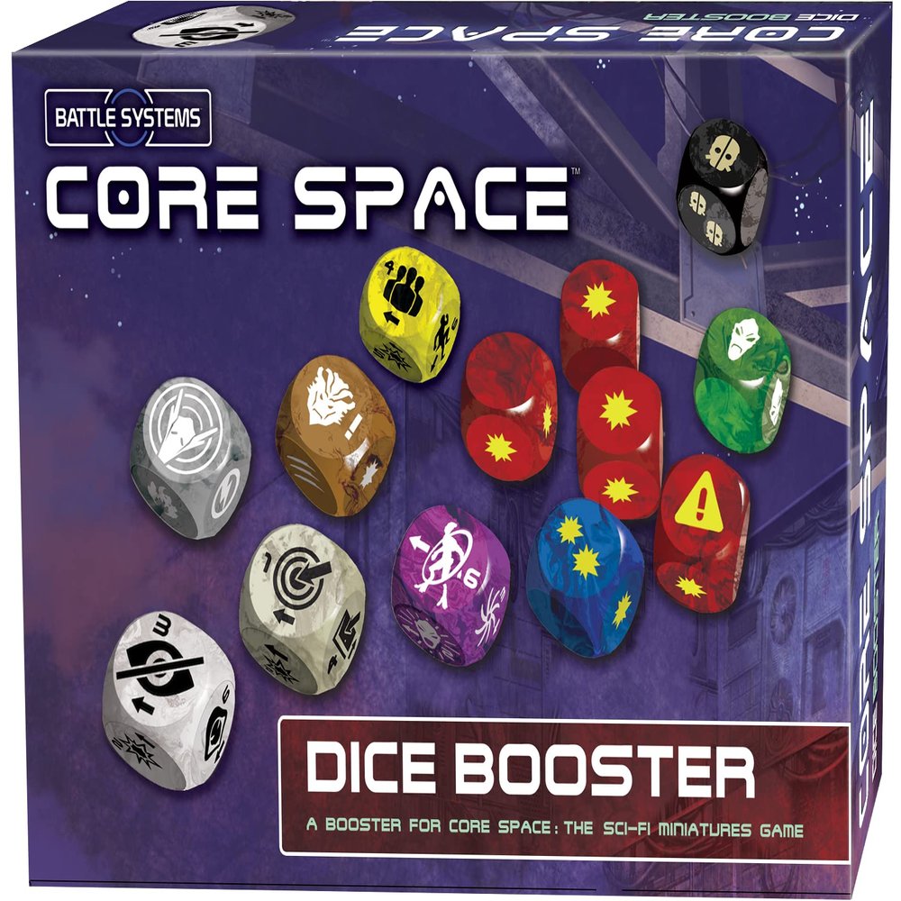 Battle Systems Core Space Dice Booster Cooperative/Solo SciFi Dungeon Crawler Board Game