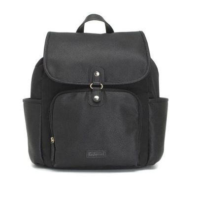 Babymel Freddie Vegan Leather Changing Backpack - Black
