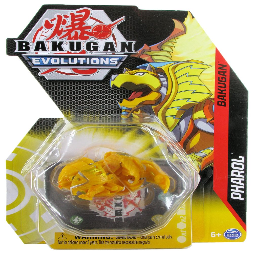 Bakugan Evolutions 2022 Aurelus Pharol 2-inch Core Collectible Figure and Trading Cards