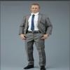 1/6 Scale Male Clothes, Male Agent Suit Coat Pant Costume Set for 12inches Male Soldier Action Figure Body Doll (A) view 2