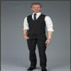 1/6 Scale Male Clothes, Gentleman Suit Coat Pant Costume Set for 12inches Male Soldier Action Figure Body Doll (E) view 2