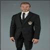 1/6 Scale Male Clothes, Gentleman Suit Coat Pant Costume Set for 12inches Male Soldier Action Figure Body Doll (E) view 3