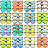 Sunglasses Bulk for Party favors, 48 Pack Neon Plastic Sunglasses with UV400 Protection, Great Gift for Birthday Supplies, Graduation, Summer Pool Beach Party favors, Goody Bag Filler for Boys Girls view 1