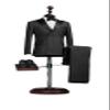1/6 Scale Male Clothes, Men's Striped Suit Couture Version for 12inches Male Soldier Action Figure Body Doll (I) view 1